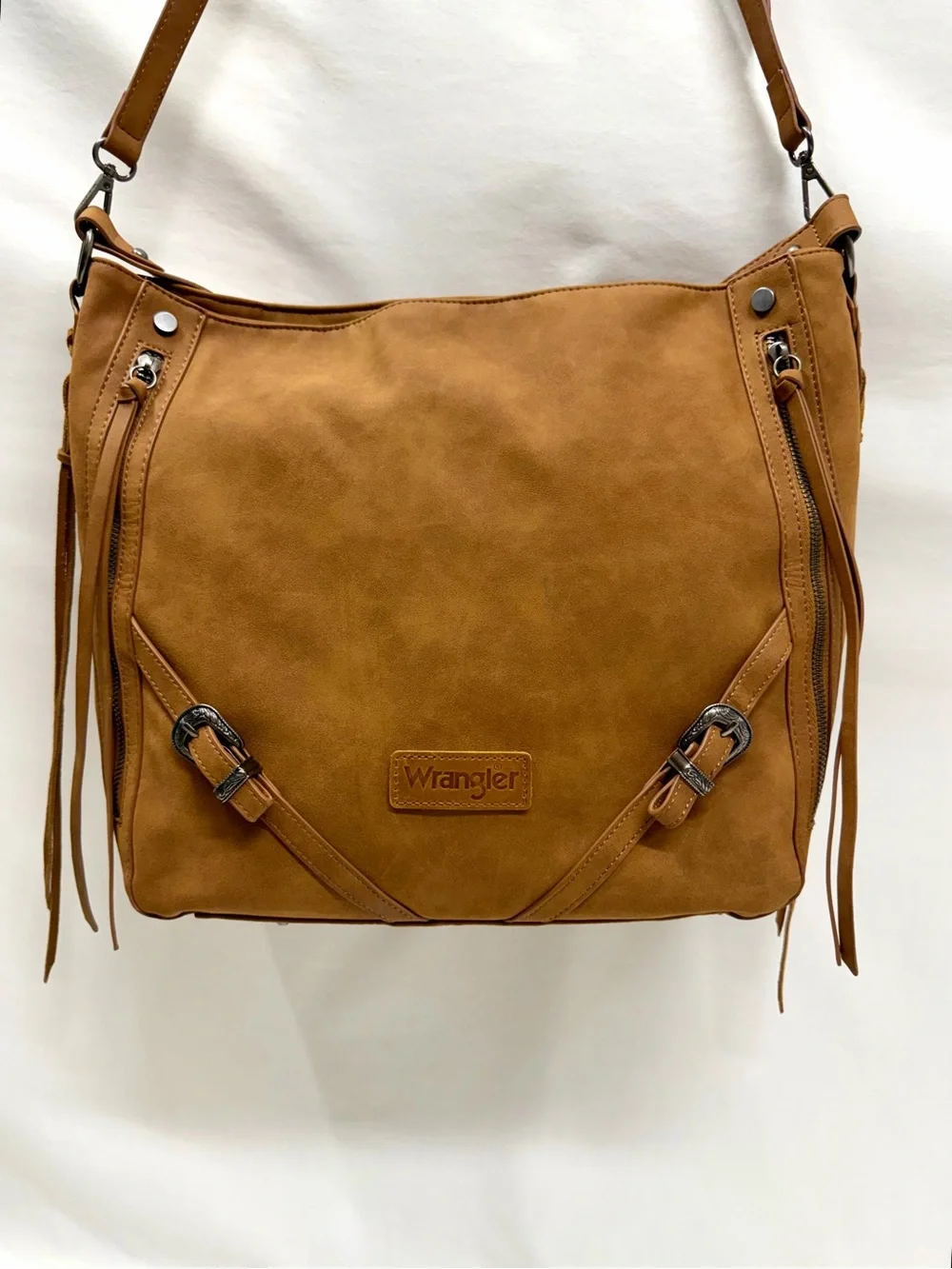 Wrangler Faux Leather Western Shoulder & Crossbody Bag